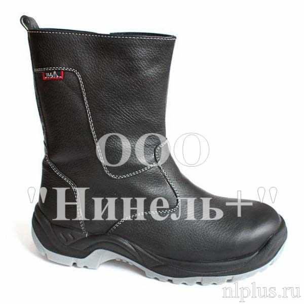 Сапоги кожаные утепленные